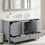 60" Bathroom Vanity with Separate Sink