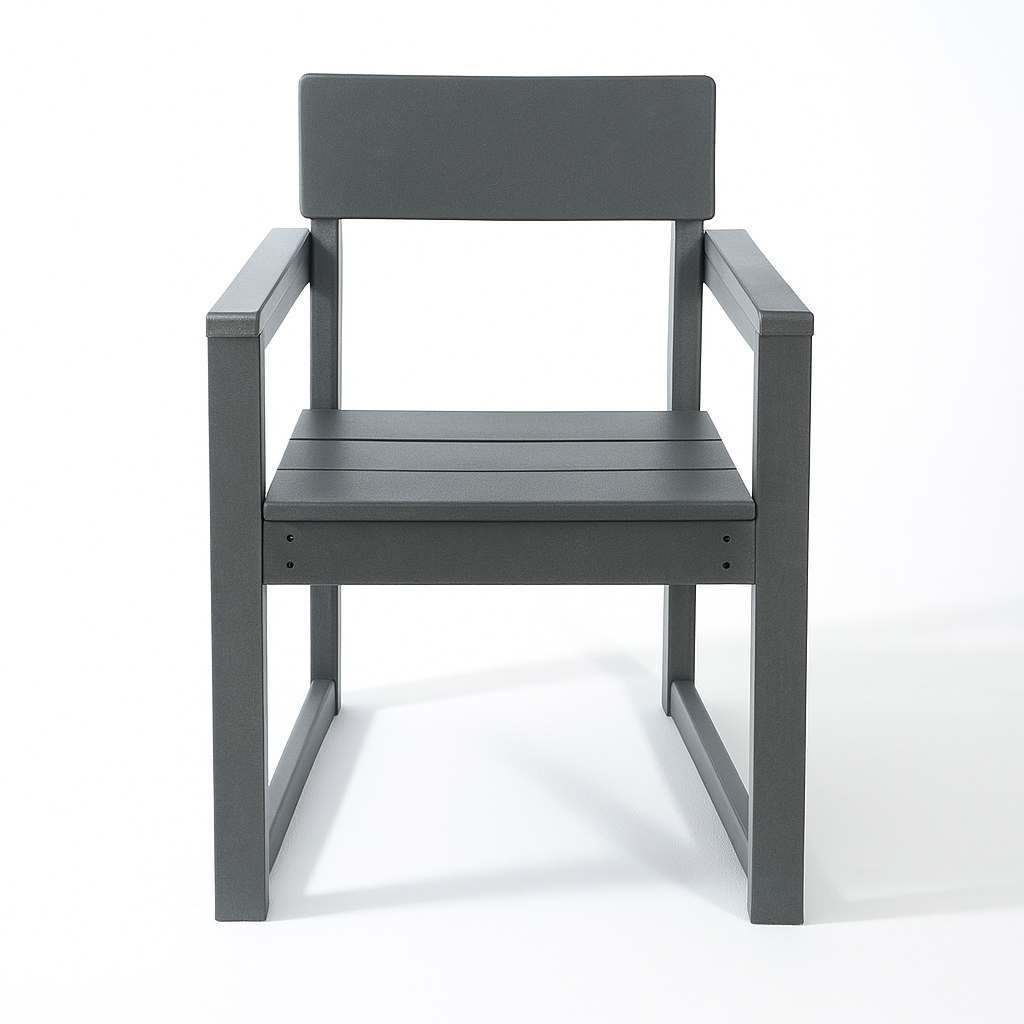 5-Piece HDPE Outdoor Dining Set for 4