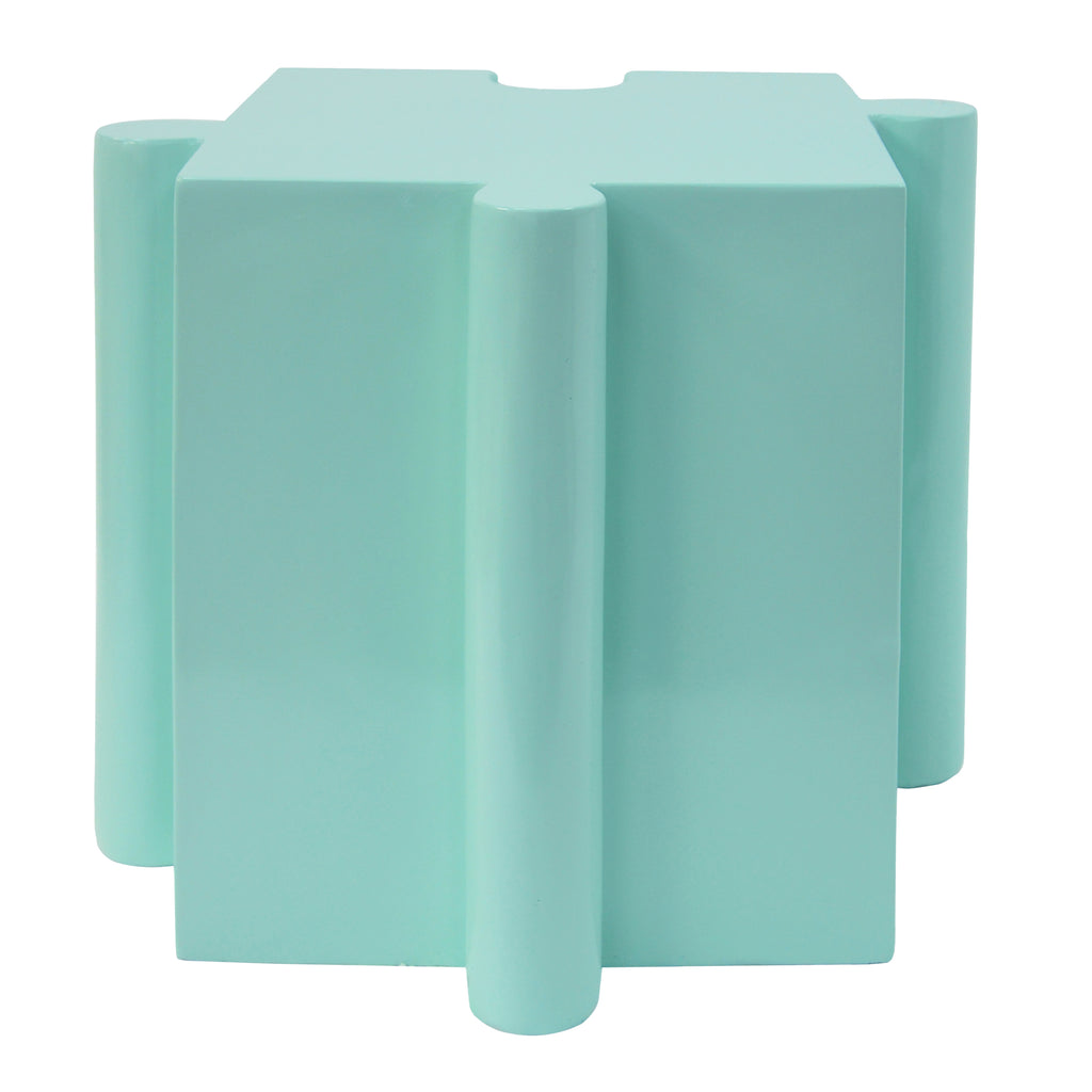 Puzzle Art Side Table, Modular Convex Edge MGO Table