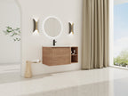 40" Wall-Mounted Bathroom Vanity