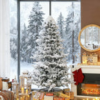 9 ft Artificial Christmas Tree with Realistic Branches