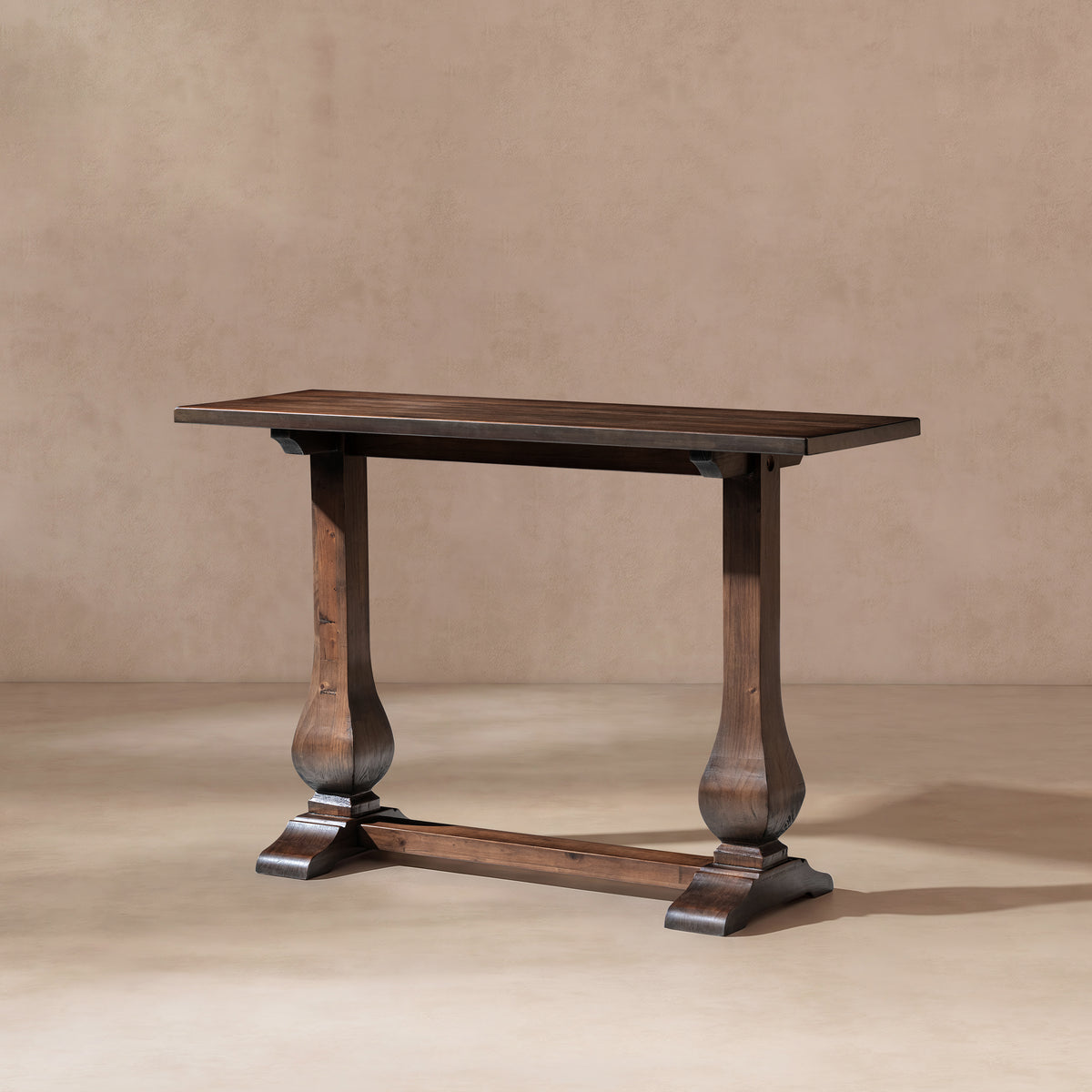 Whitmore 48" Reclaimed Pine Trestle Console Table