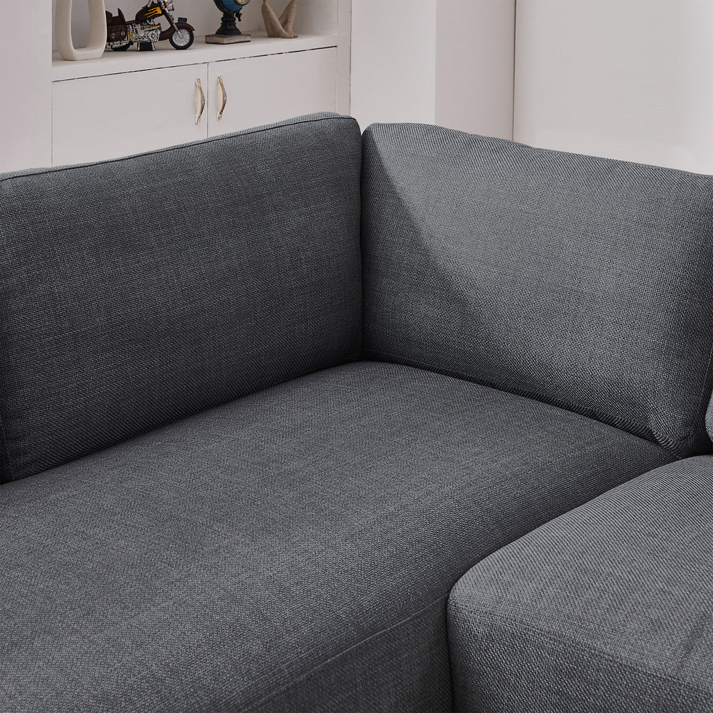 Glander Pillow Back Linen Sectional