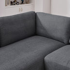 Glander Pillow Back Linen Sectional