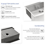 30 Farmhouse Sink Workstation - Stainless Steel Kitchen Sink
