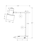 Modern Table Lamp With USB Port - 21"h