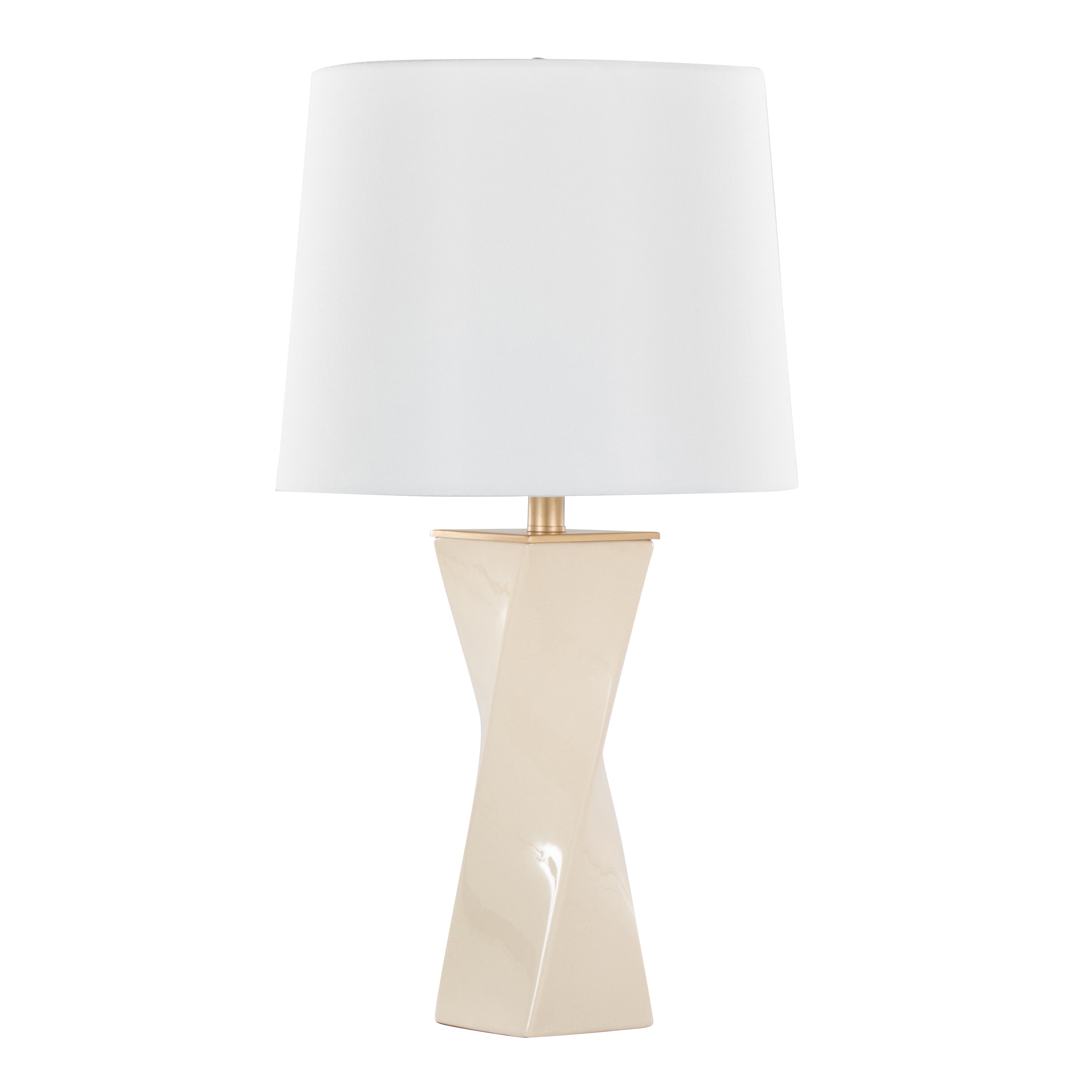 Square Contemporary 27" Ceramic Table Lamp