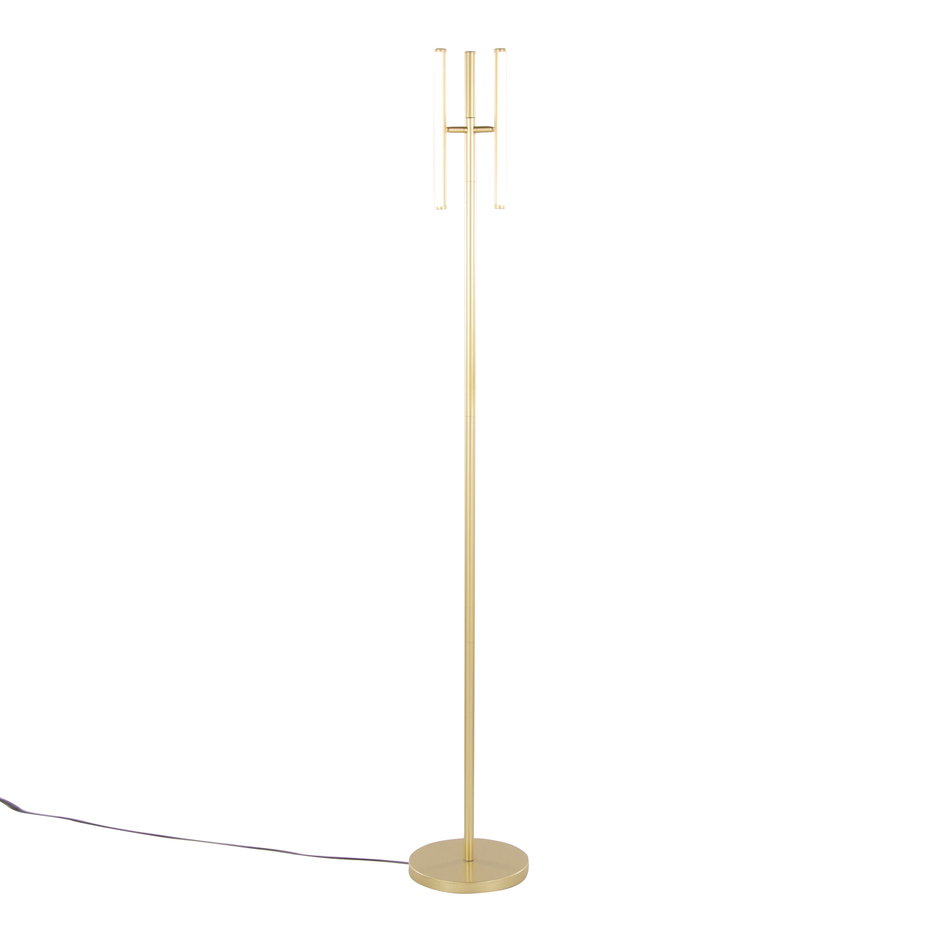 Icicle 65" Modern Swivel Floor Lamp