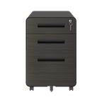 3-Drawer Mobile File Cabinet with Lock