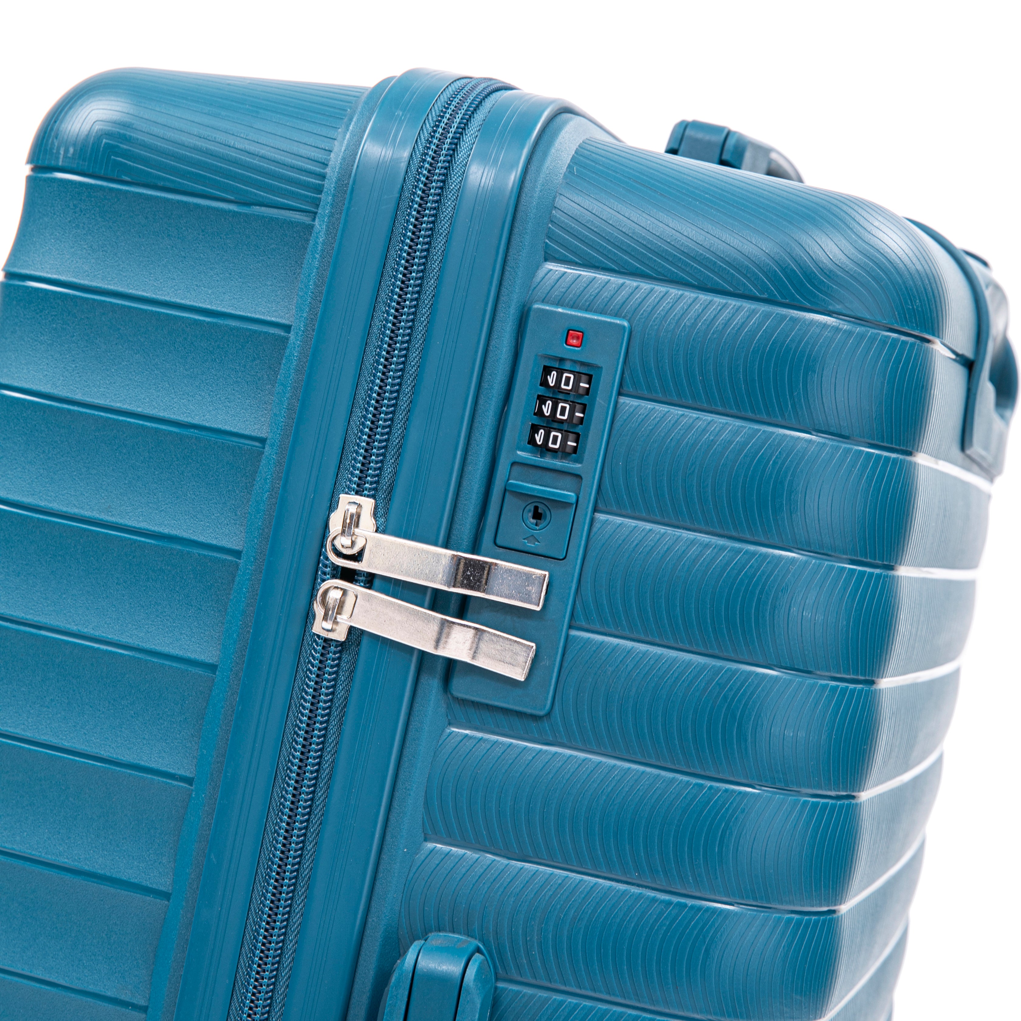4-Piece Spinner Wheel Luggage Set with 14" Cosmetic Case