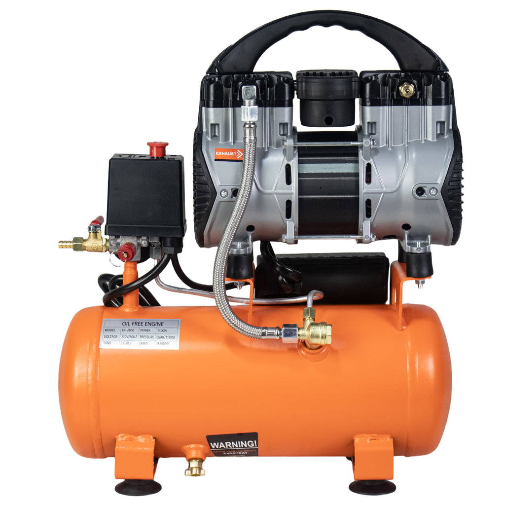 Quiet Low Noise Oil Free Air Compressor
