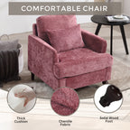 Wood Frame Armchair - Modern Accent Chair