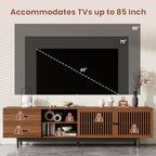 78 Inch Modern TV Stand for TVs up to 85"
