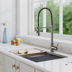 Brushed Nickel Single Handle Kitchen Faucet