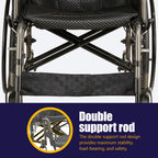 Aluminum Alloy Transport Wheelchair
