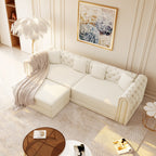 90.6" 3-in-1 Convertible Sleeper Sofa
