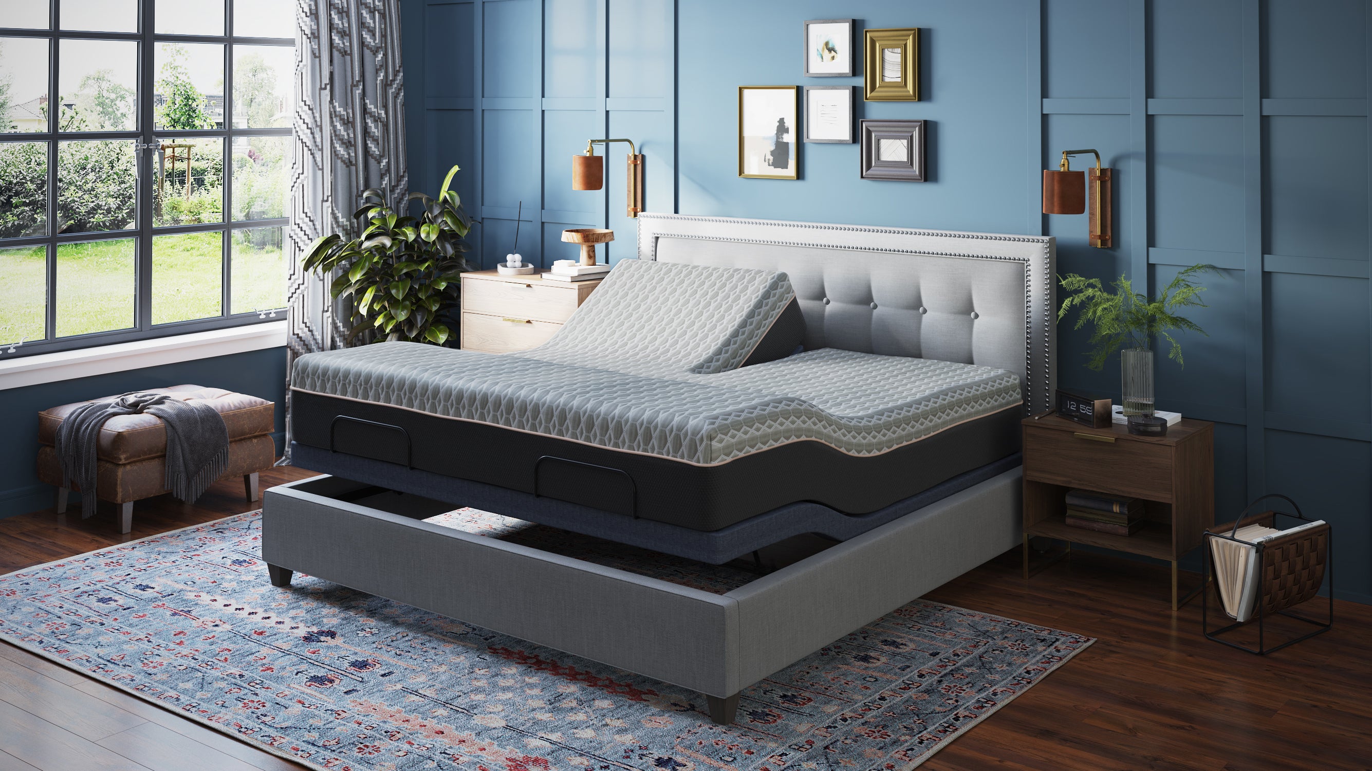 BT3000 Split Top California King Adjustable Bed Base