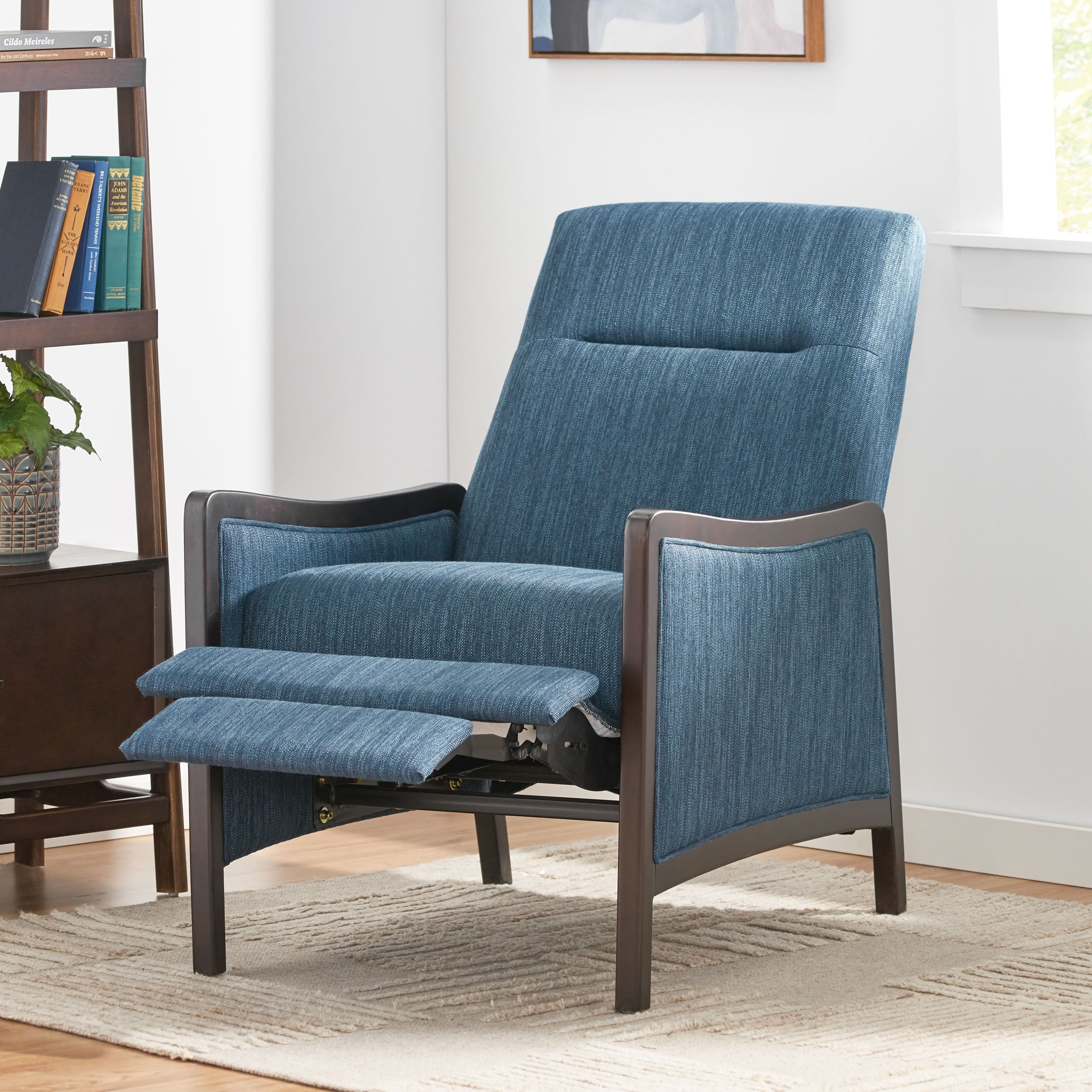 Fabric Recliner Chair – Mid-Century Modern Design