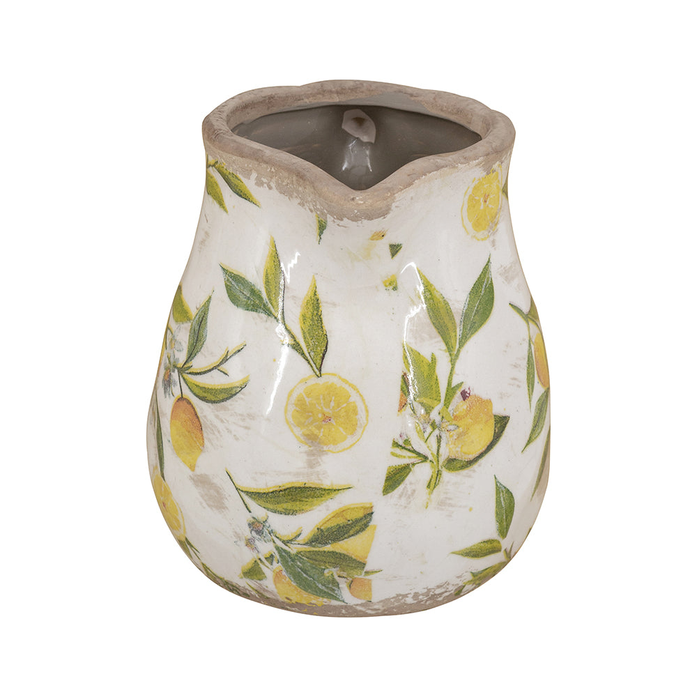 Ceramic Round Pitcher Vase