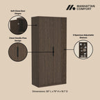 Rivington 38" Bookcase Cabinet