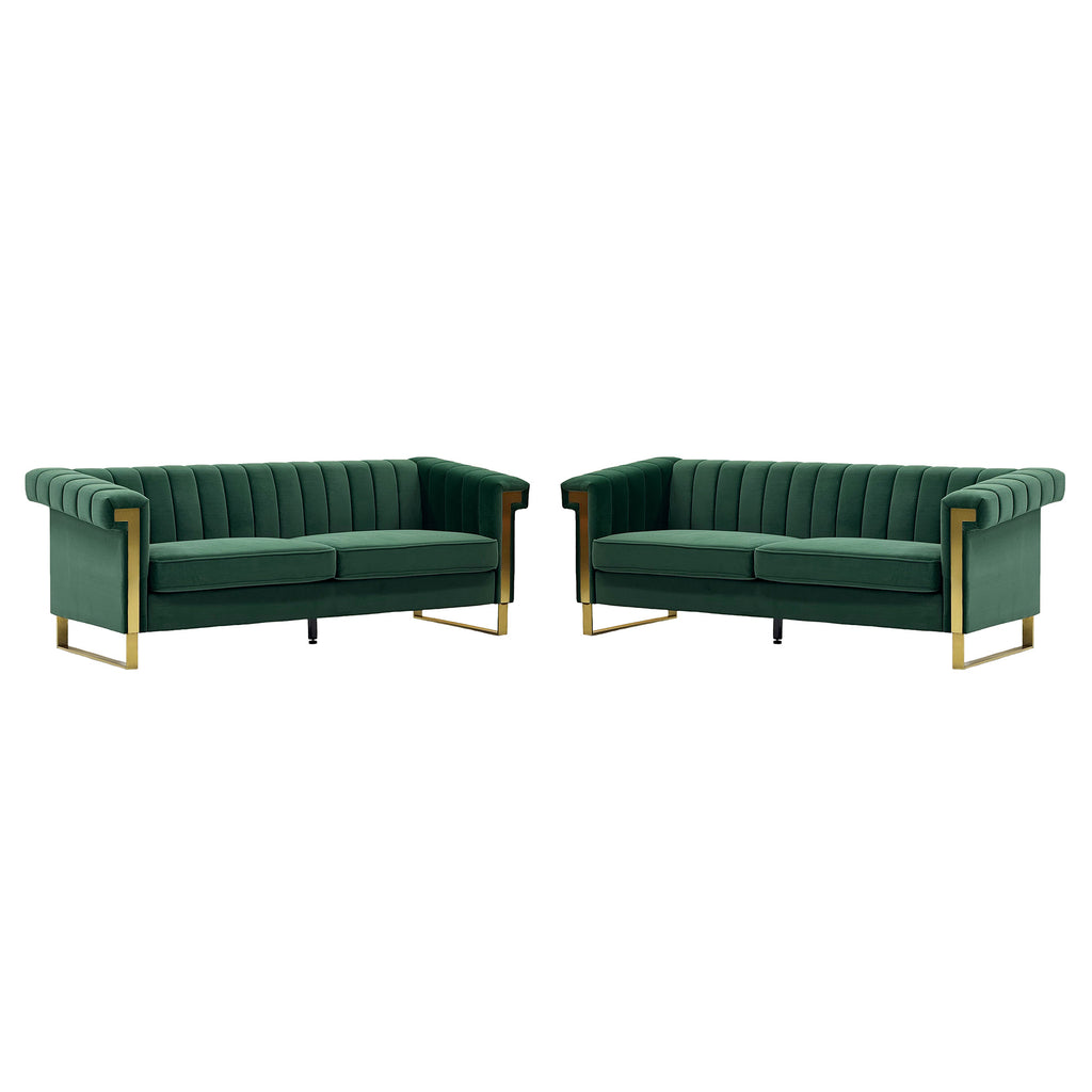FX-P81B-RG-2PC-SOFA Emerald