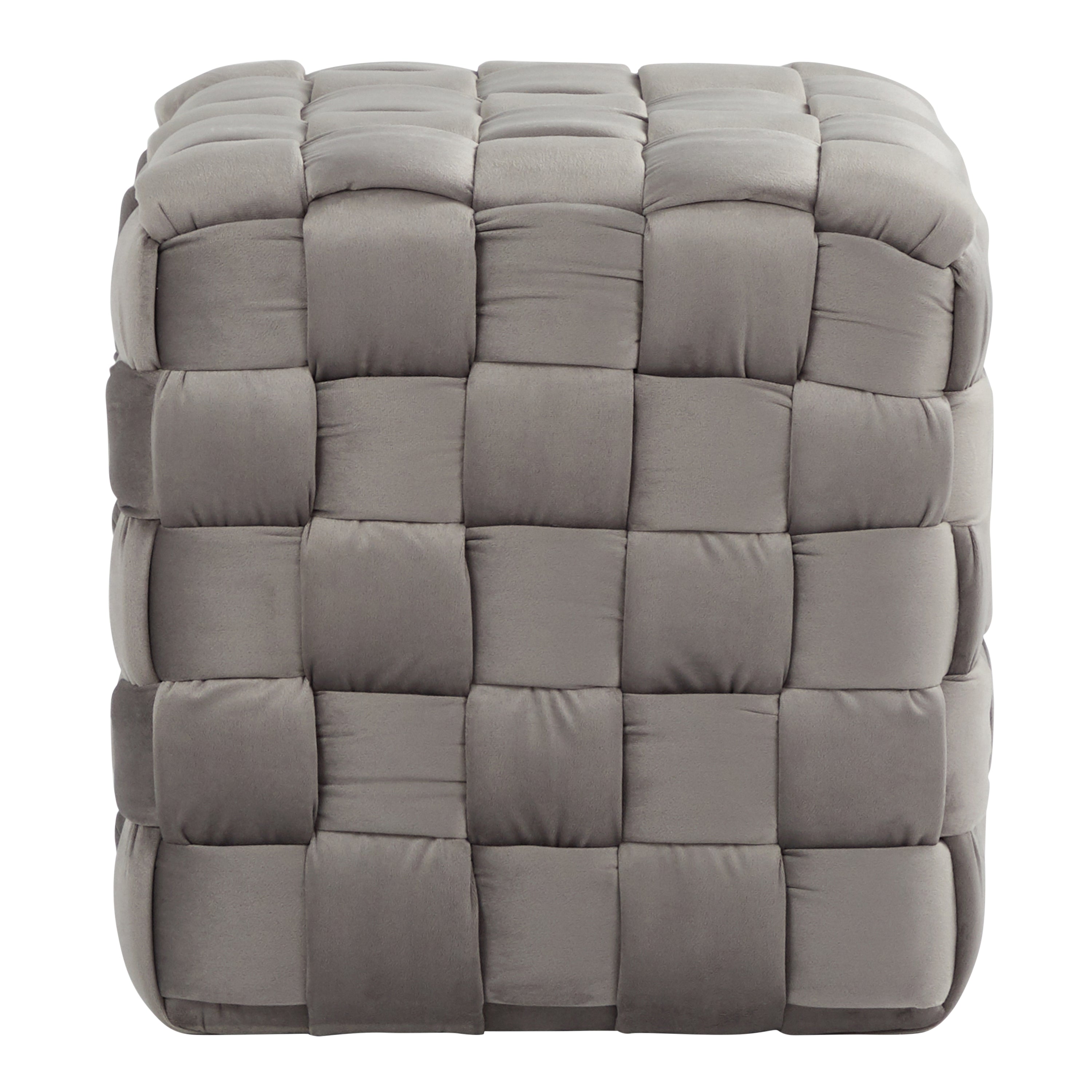 Square 16" Ottoman in Dark