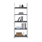 5-Tier Shelves with Rubber Wood Frame