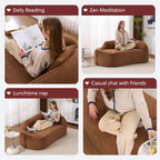 LY-048 Compression Curved Chaise Longue Chair