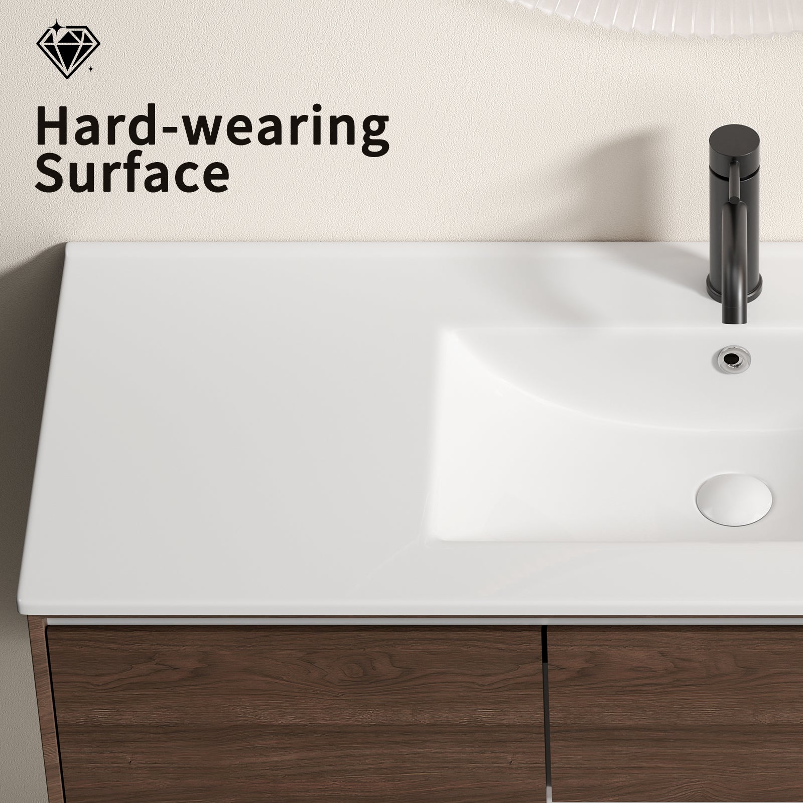 Ceramic Bathroom Sink – Thin Edge Vanity Basin