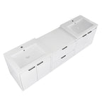 72" Bathroom Vanity With Resin Sink