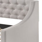 Lianna Fog Fabric Daybed With Trundle