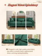 FX-P11-GR 3 Seater Contemporary Upholstered Sofa