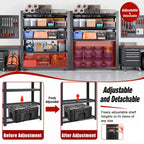 72"H 5-Tier Adjustable Heavy Duty Shelving Rack