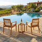 Outdoor Dining Chairs Set of 2
