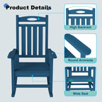 Outdoor Rocking Chair Set of 2