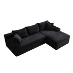 106.3" Cloud Modular Sectional Sofa Couch with L-Shape Chaise