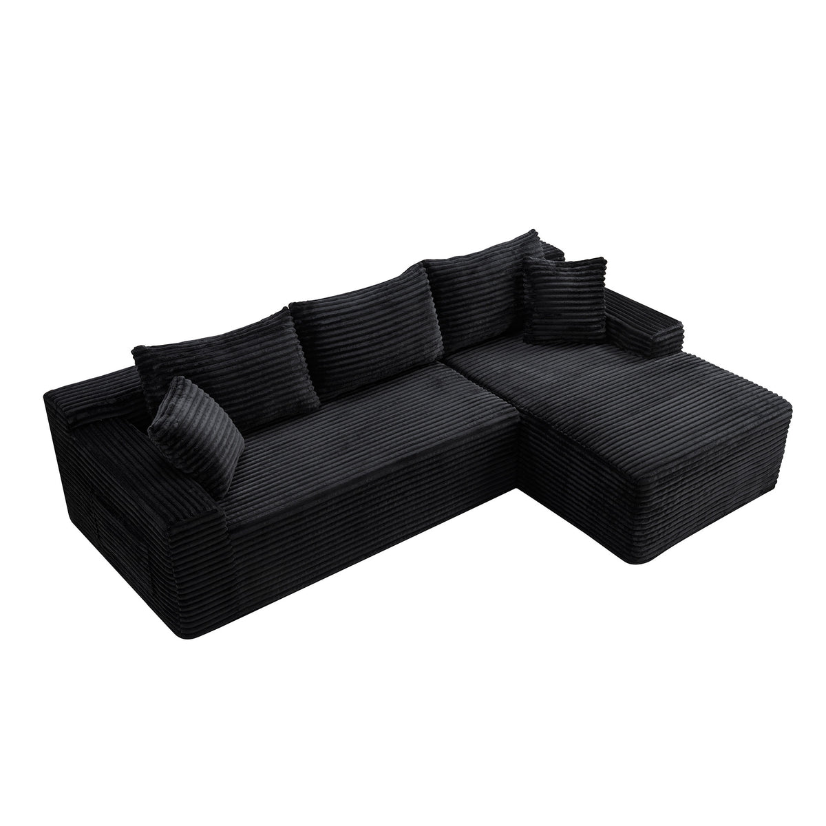 106.3" Cloud Modular Sectional Sofa Couch with L-Shape Chaise