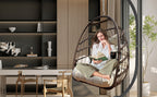 Khaki Hanging Swing Egg Chair