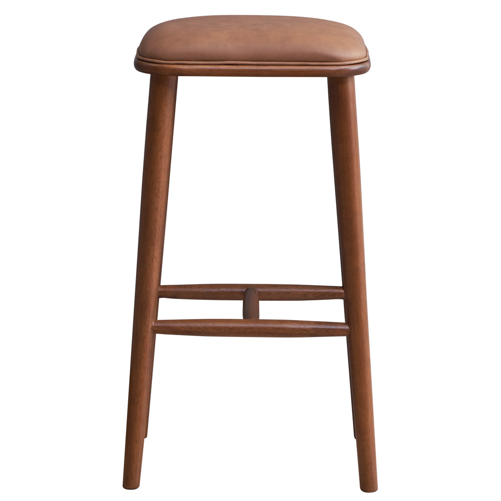 Jason Mid-Century Modern PU Leather Bar Stool