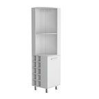 Kaia 70" Tall Corner Bar Cabinet