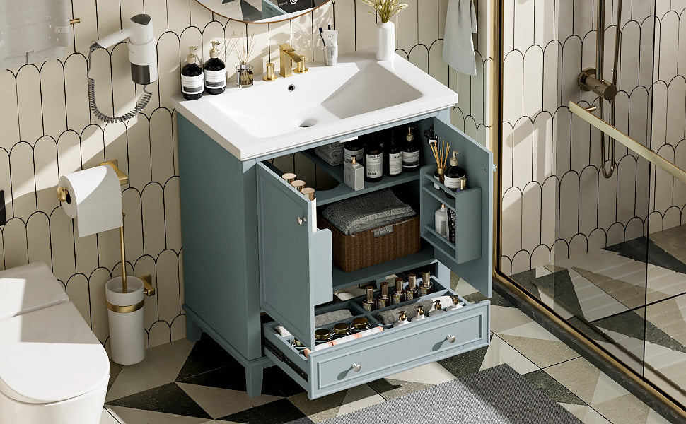 30" Bathroom Vanity with Sink Combo
