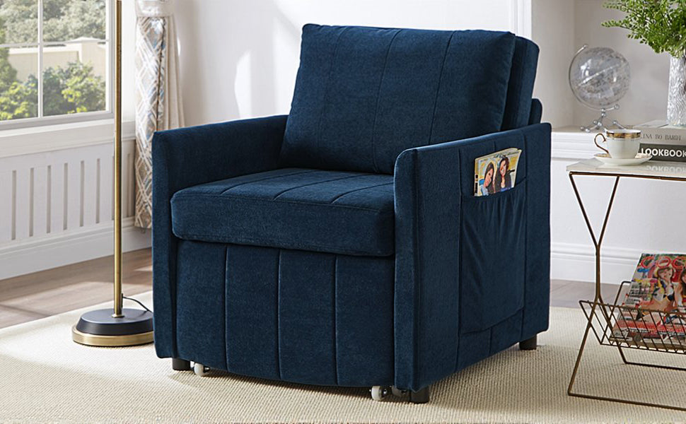 Upholstered Convertible Sleeper Sofa