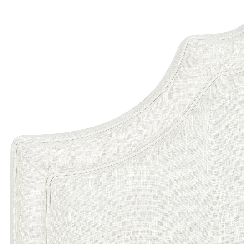 Catherine Upholstered King Headboard, Antique