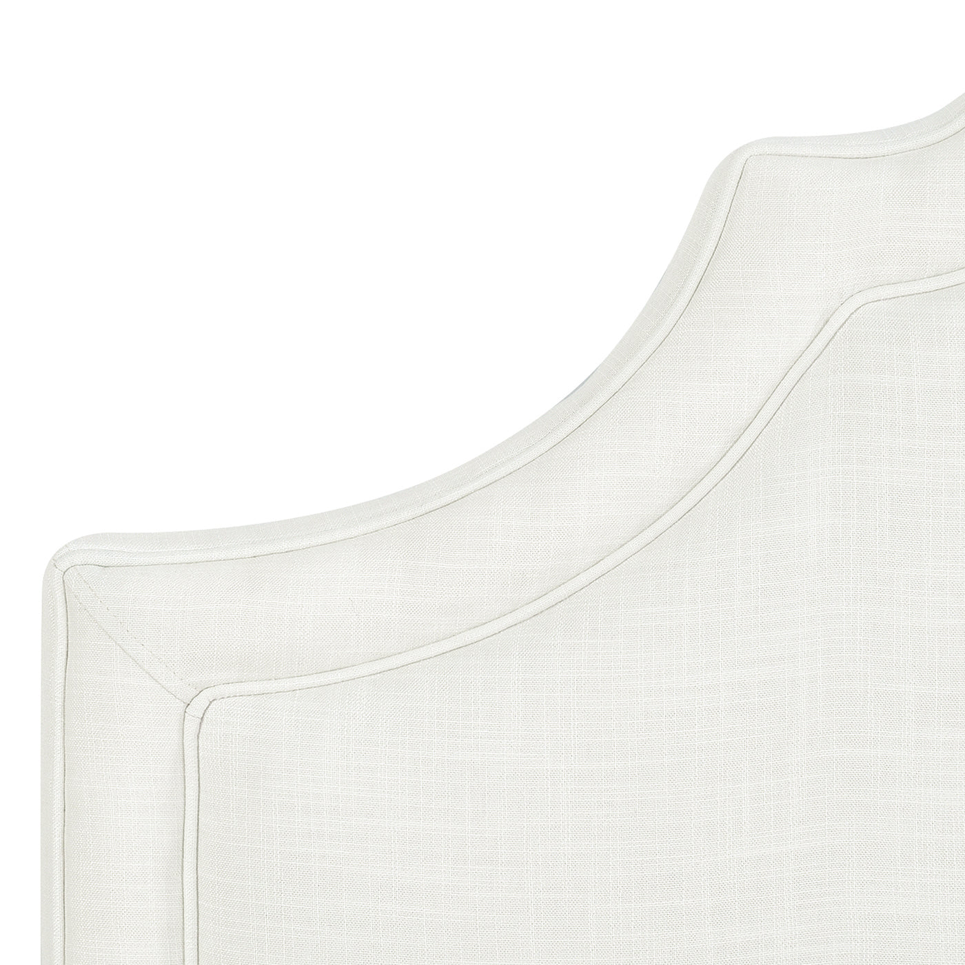 Catherine Upholstered King Headboard, Antique