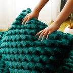 Green Turtle Velvet Double Chaise Lounge