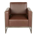 Drift Lounge Chair in Antique Metal