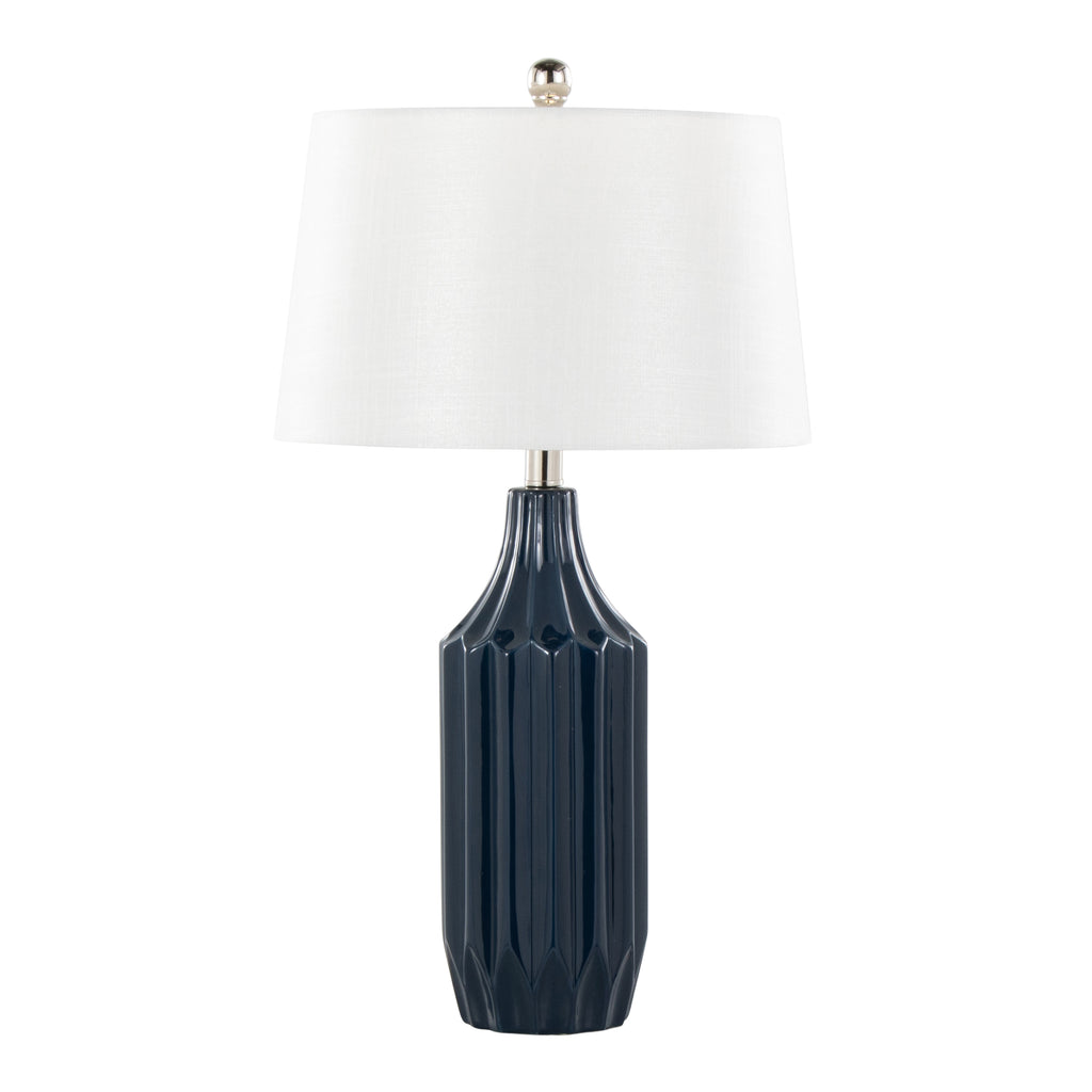 23" Contemporary Ceramic Table Lamp in Gloss