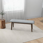 Carlos Fabric Upholstered Solid Wood Bench