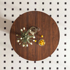 47 Inch Round MDF Dining Table for 4