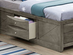 Stylish Contemporary Twin Bed With Storage